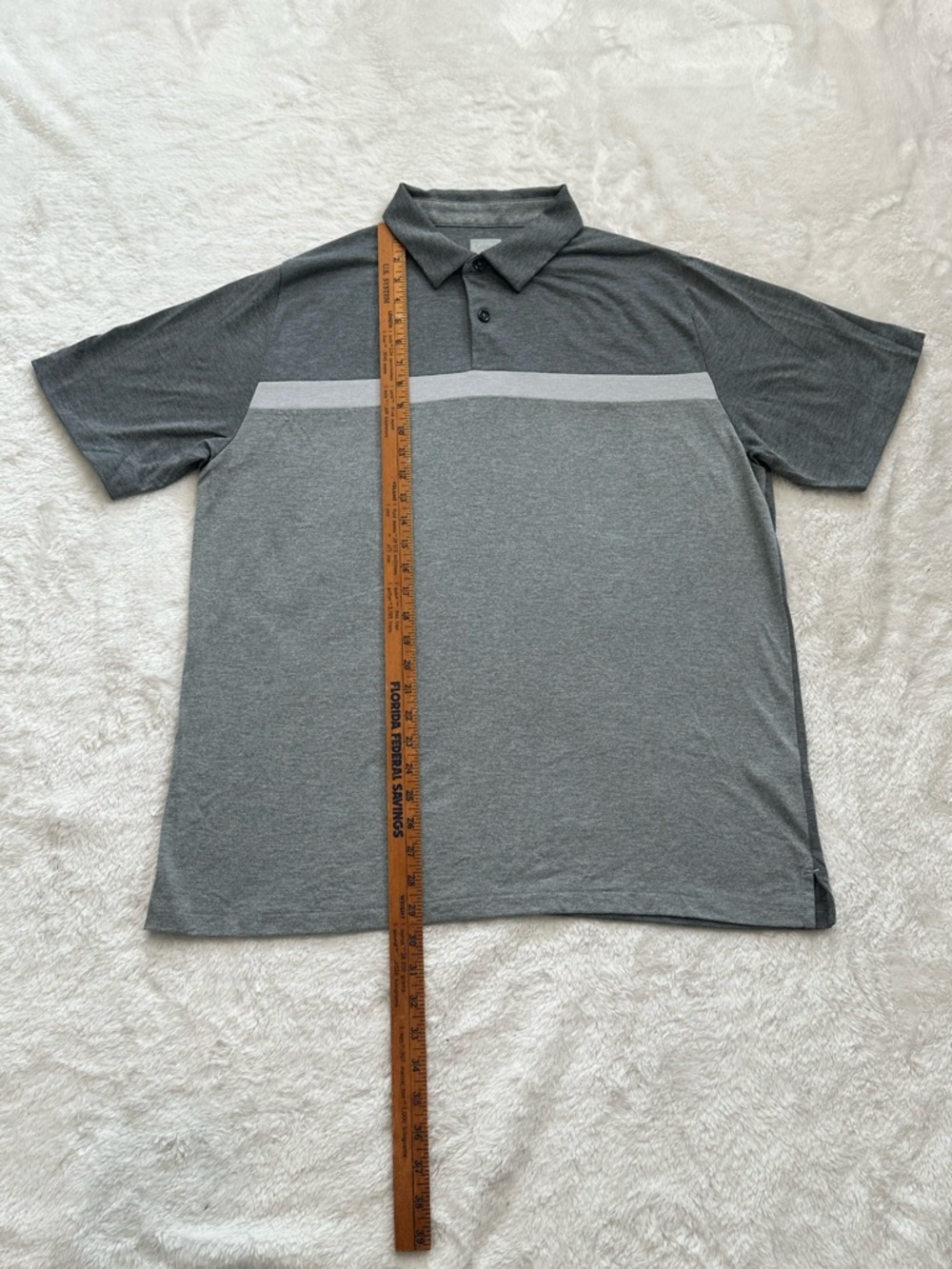 BUNDLE TWO Callaway golf navy blue and gray polo shirts Size L - Picture 8 of 11